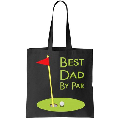 Best Dad By Par Golf Themed Design For Golfing Dad Golfer Bag