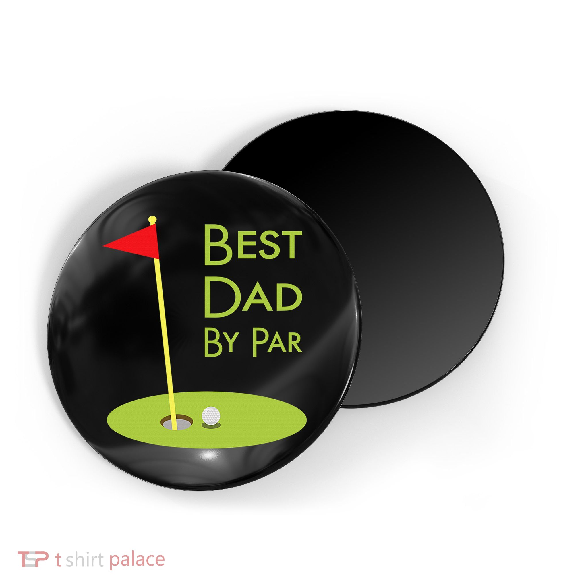Best Dad By Par Golf Themed Design For Golfing Dad Golfer Magnet