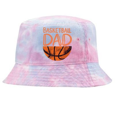 Basketball Dad - Basketball Player Vintage Basketball Tie-Dyed Bucket Hat