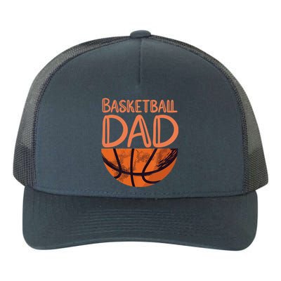 Basketball Dad - Basketball Player Vintage Basketball Yupoong Adult 5-Panel Trucker Hat