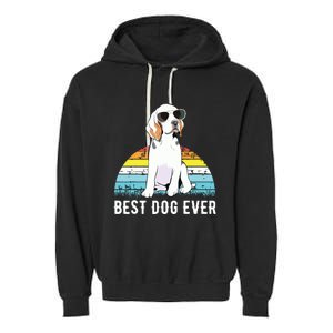 Beagle Dog Breed Funny Garment-Dyed Fleece Hoodie