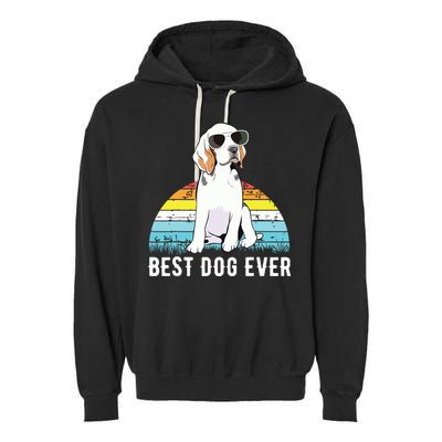 Beagle Dog Breed Funny Garment-Dyed Fleece Hoodie