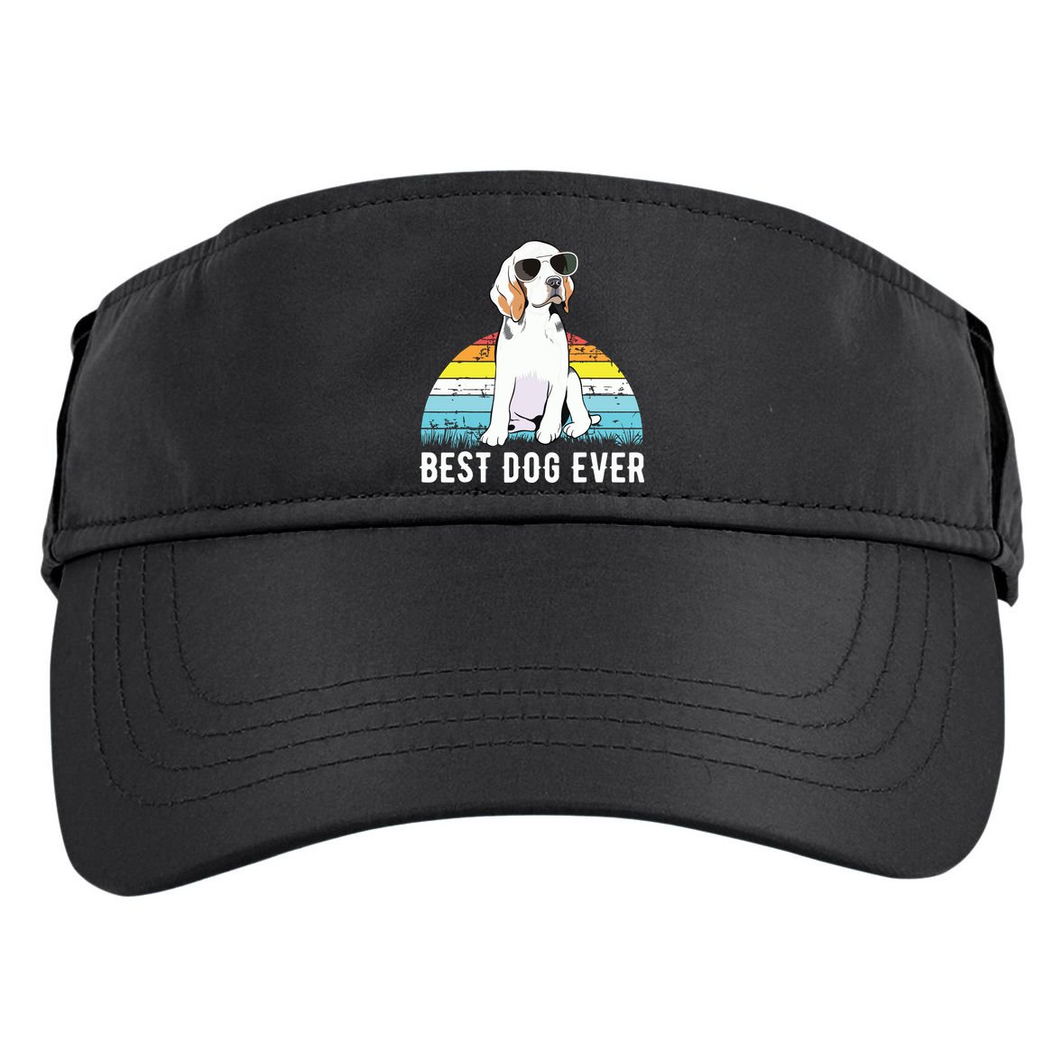 Beagle Dog Breed Funny Adult Drive Performance Visor