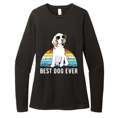 Beagle Dog Breed Funny Womens CVC Long Sleeve Shirt