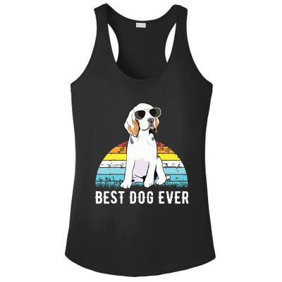 Beagle Dog Breed Funny Ladies PosiCharge Competitor Racerback Tank