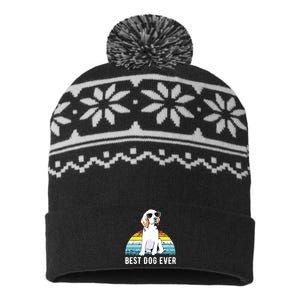 Beagle Dog Breed Funny USA-Made Snowflake Beanie