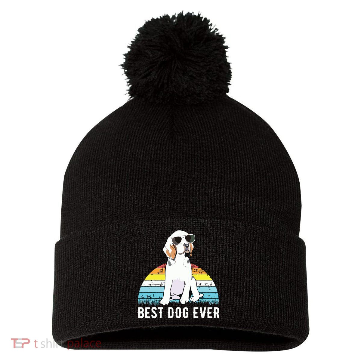 Beagle Dog Breed Funny Pom Pom 12in Knit Beanie