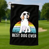 Beagle Dog Breed Funny Golf Towel