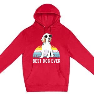 Beagle Dog Breed Funny Premium Pullover Hoodie