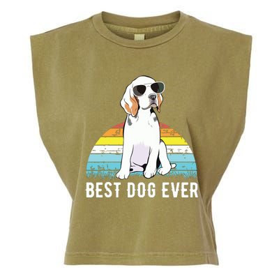 Beagle Dog Breed Funny Garment-Dyed Women's Muscle Tee