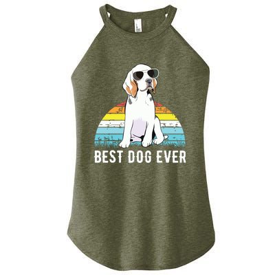 Beagle Dog Breed Funny Women's Perfect Tri Rocker Tank