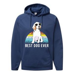 Beagle Dog Breed Funny Performance Fleece Hoodie