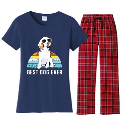 Beagle Dog Breed Funny Women's Flannel Pajama Set