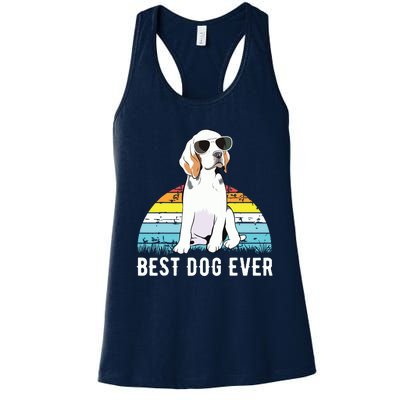 Beagle Dog Breed Funny Women's Racerback Tank