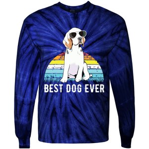 Beagle Dog Breed Funny Tie-Dye Long Sleeve Shirt