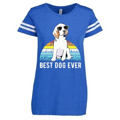 Beagle Dog Breed Funny Enza Ladies Jersey Football T-Shirt