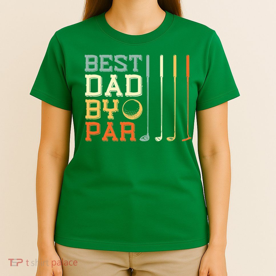 Best Dad By Par Golfer Father's Day Golfing T-Shirt