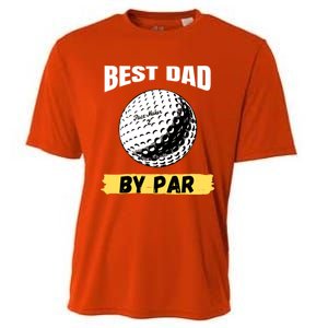 Best Dad By Par Funny FatherS Day Golfing Golf Lover Gift Cooling Performance Crew T-Shirt