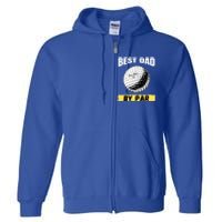 Best Dad By Par Funny FatherS Day Golfing Golf Lover Gift Full Zip Hoodie