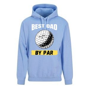 Best Dad By Par Funny FatherS Day Golfing Golf Lover Gift Unisex Surf Hoodie