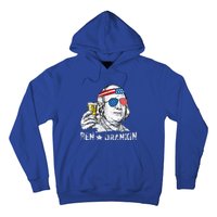 Ben Drankin Benjamin Franklin Drinking Beer Hoodie