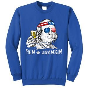 Ben Drankin Benjamin Franklin Drinking Beer Sweatshirt