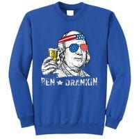 Ben Drankin Benjamin Franklin Drinking Beer Sweatshirt