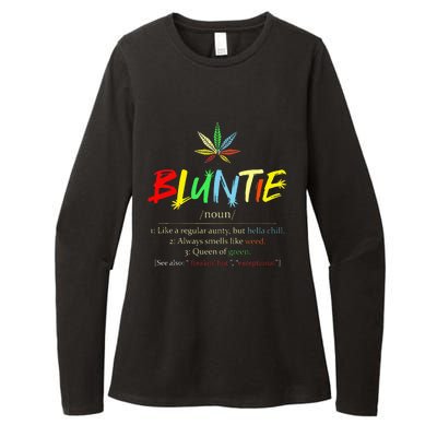 Bluntie Definition Bluntie Noun Womens CVC Long Sleeve Shirt