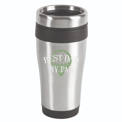 Best Dad By Par Father's Day Golf Lover Gift Papa Golfer 16oz Travel Tumbler