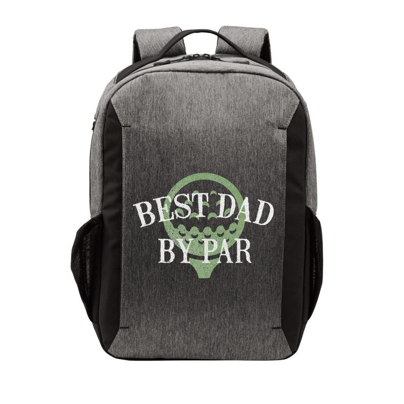 Best Dad By Par Father's Day Golf Lover Gift Papa Golfer Vector Backpack