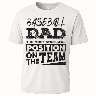 Baseball Dad Baseball Lover Cooling Performance Crew T-Shirt
