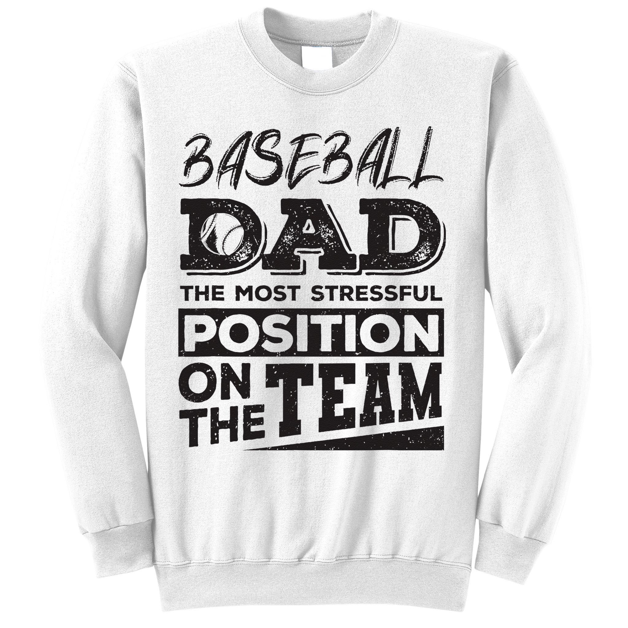 Baseball Dad Baseball Lover Sweatshirt
