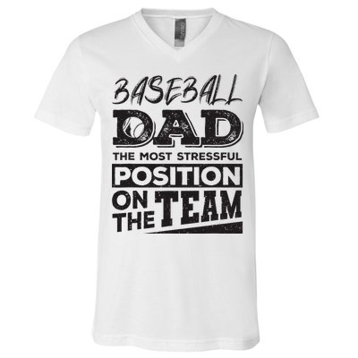 Baseball Dad Baseball Lover V-Neck T-Shirt