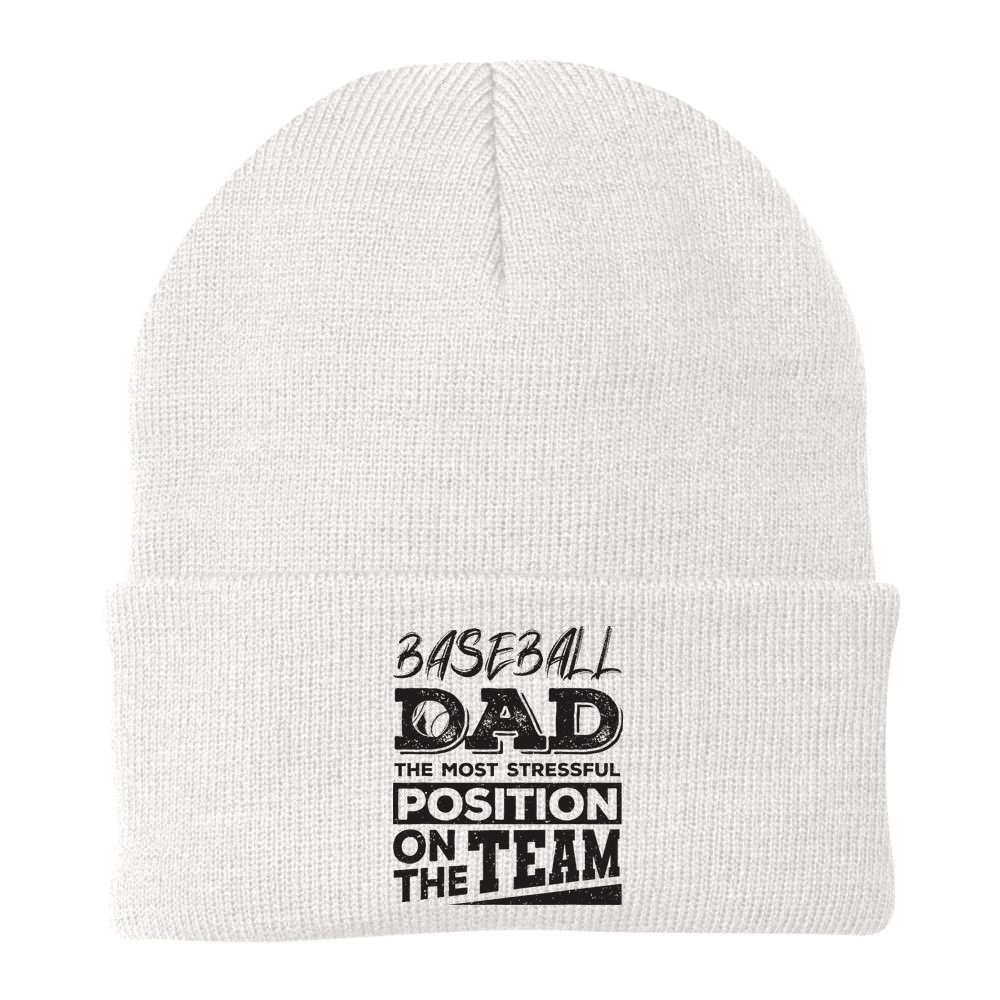 Baseball Dad Baseball Lover Beanie