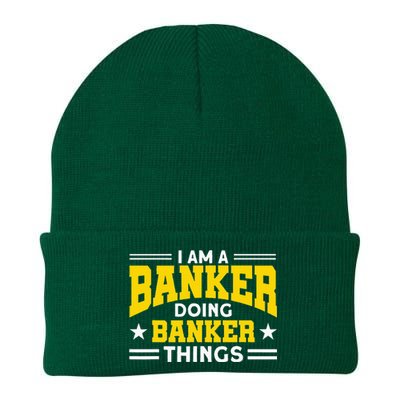 Banker Doing Banker Things For Banker Knit Cap Winter Beanie