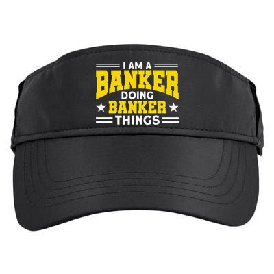 Banker Doing Banker Things For Banker Adult Drive Performance Visor