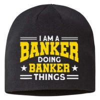 Banker Doing Banker Things For Banker Sustainable Beanie