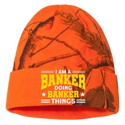 Banker Doing Banker Things For Banker Kati Licensed 12" Camo Beanie