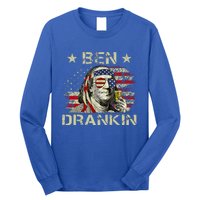 Ben Drankin Benjamin Franklin 4th Of July Long Sleeve Shirt