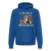 Ben Drankin Benjamin Franklin 4th Of July Premium Hoodie