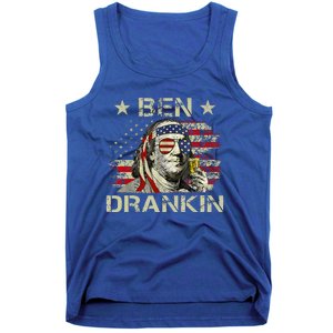 Ben Drankin Benjamin Franklin 4th Of July Tank Top