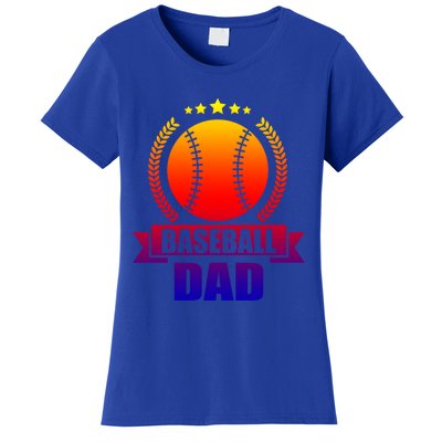 Baseball Dad Baseball Meaningful Gift Women's T-Shirt