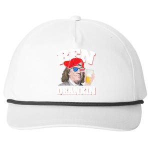 Ben Drankin Benjamin Franklin 4th Of July Gift Snapback Five-Panel Rope Hat