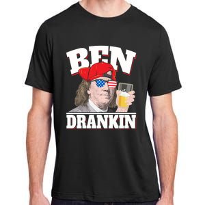 Ben Drankin Benjamin Franklin 4th Of July Gift Adult ChromaSoft Performance T-Shirt