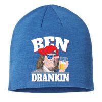 Ben Drankin Benjamin Franklin 4th Of July Gift Sustainable Beanie