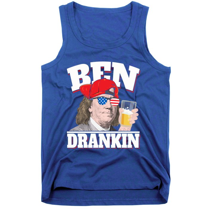 Ben Drankin Benjamin Franklin 4th Of July Gift Tank Top