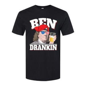 Ben Drankin Benjamin Franklin 4th Of July Gift Softstyle CVC T-Shirt