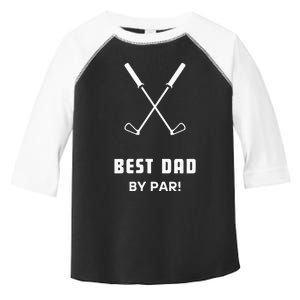 BEST DAD BY PAR FATHERS DAY FUNNY SIMPLE GOLFER HUSBAND Toddler Fine Jersey T-Shirt