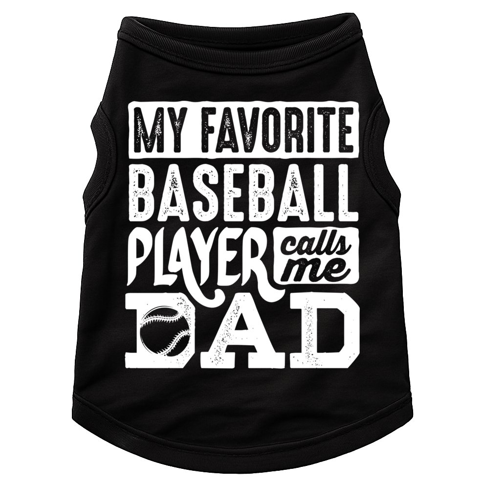 Baseball Dad Cool Gift Baseball Lover Cute Gift Doggie Tank