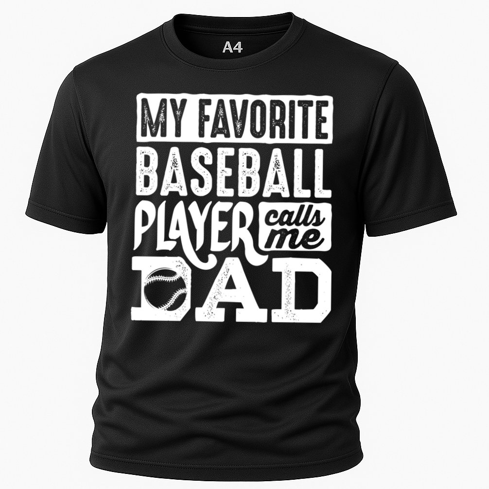 Baseball Dad Cool Gift Baseball Lover Cute Gift Cooling Performance Crew T-Shirt